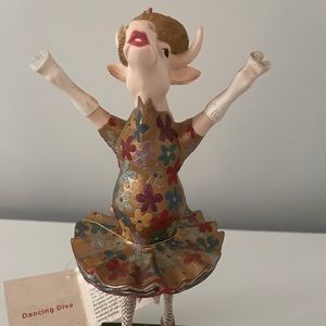 Cow Parade Dancing Diva figurine